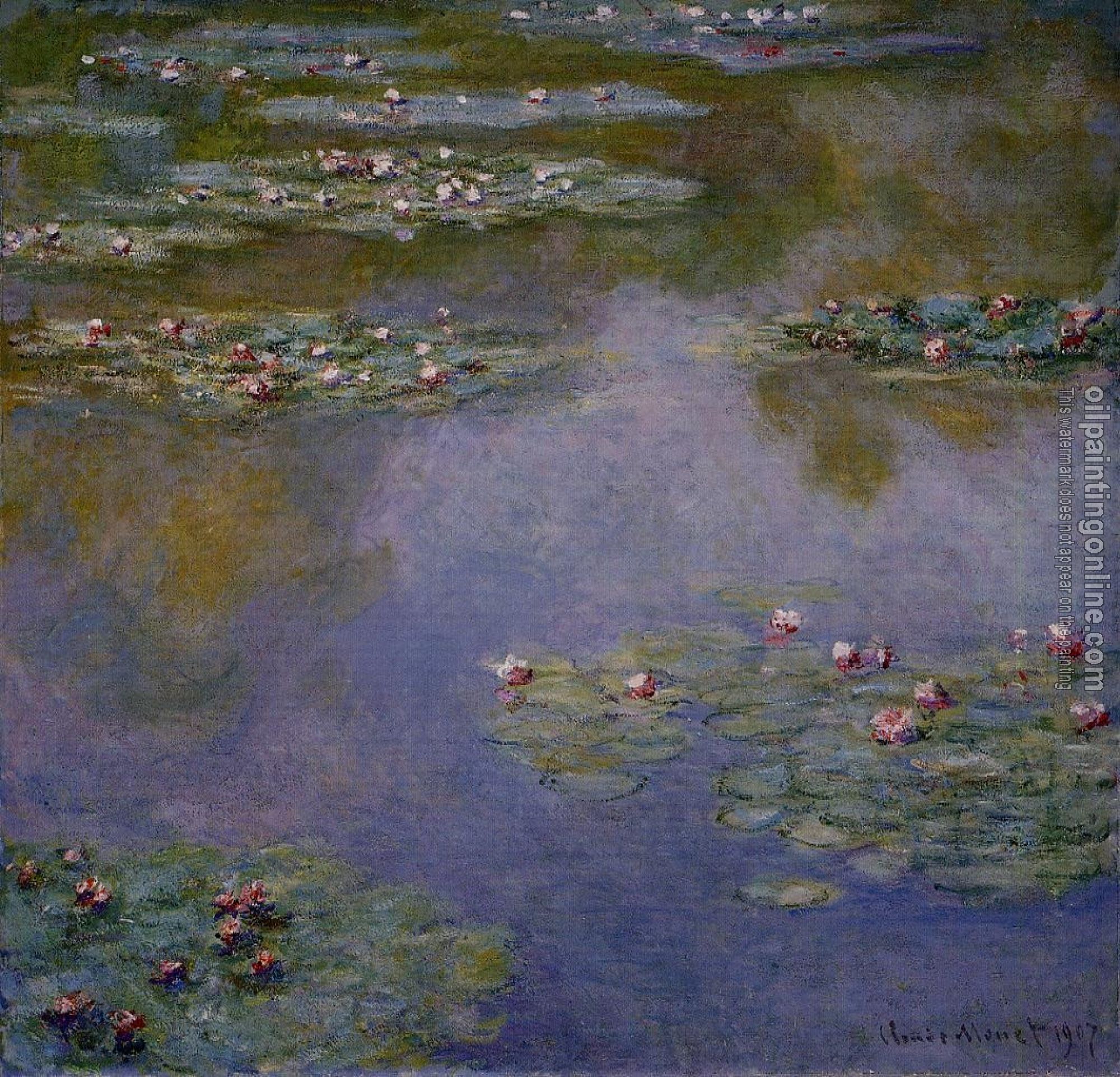 Monet, Claude Oscar - Water Lilies